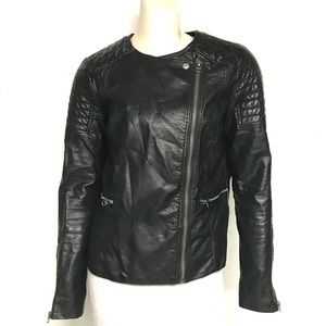 Free people faux leather biker jacket